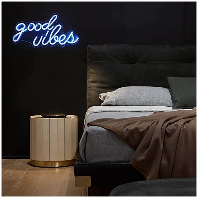 THE SOURCE NEON LED GOOD VIBES LIGHT