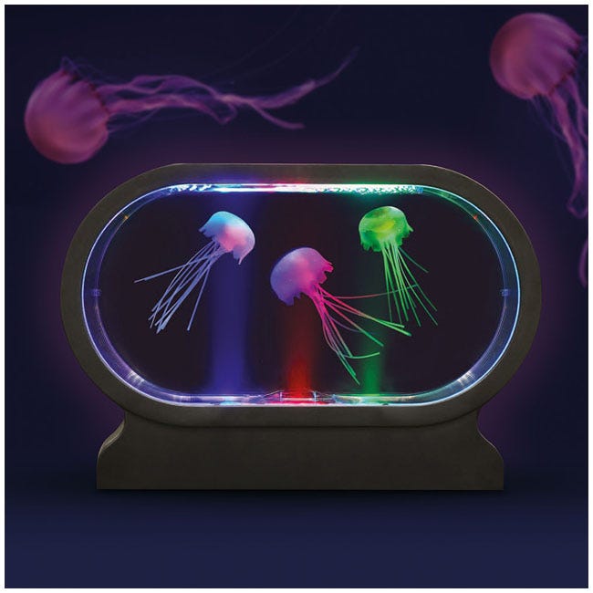 THE SOURCE OVAL LAMP 3X MINI JELLY FISH