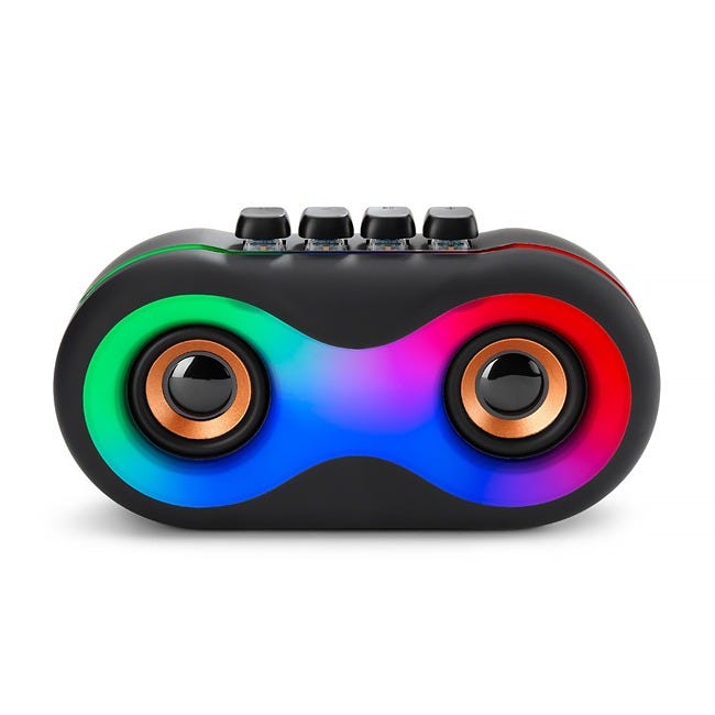 THE SOURCE RETRO LIGHT UP BLUETOOTH SPEAKER
