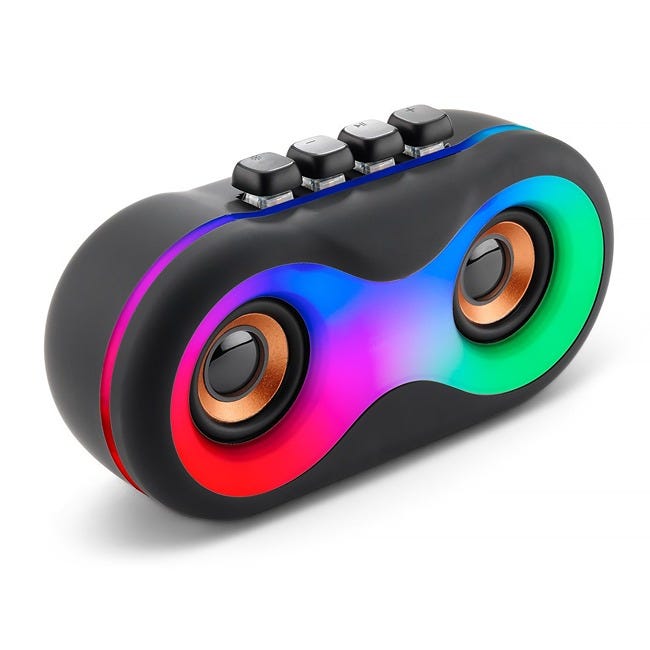 THE SOURCE RETRO LIGHT UP BLUETOOTH SPEAKER