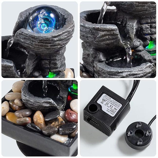 THE SOURCE 3 TIER WATER FOUNTAIN