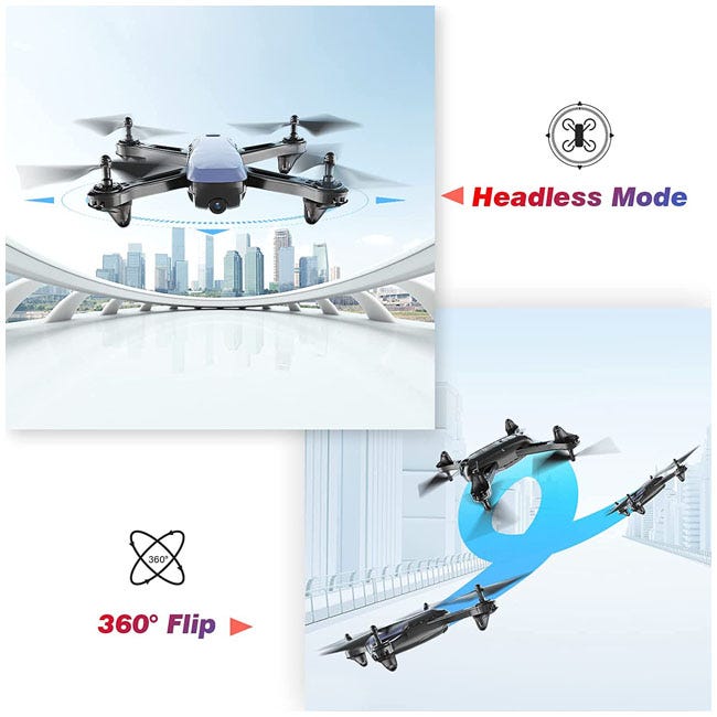 UDIRC U89S MINI DRONE W/1080P FPV CAM RC QUADCOPTER