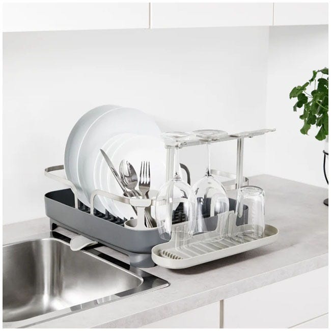 UMBRA HOLSTER DISH RACK CHARCOAL