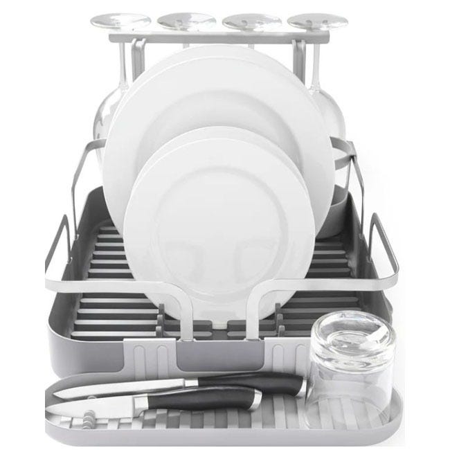 UMBRA HOLSTER DISH RACK CHARCOAL