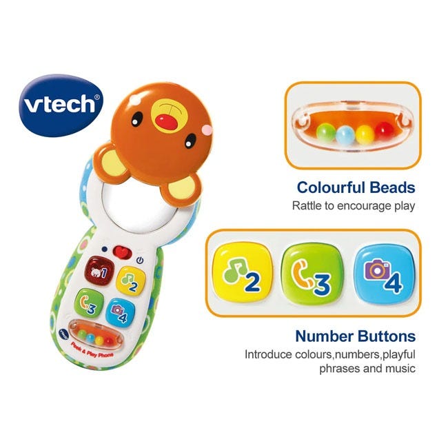 V-TECH PEEK AND PLAY PHONE
