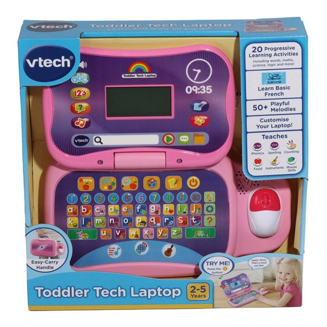 V-TECH TODDLER TECH LAPTOP PINK