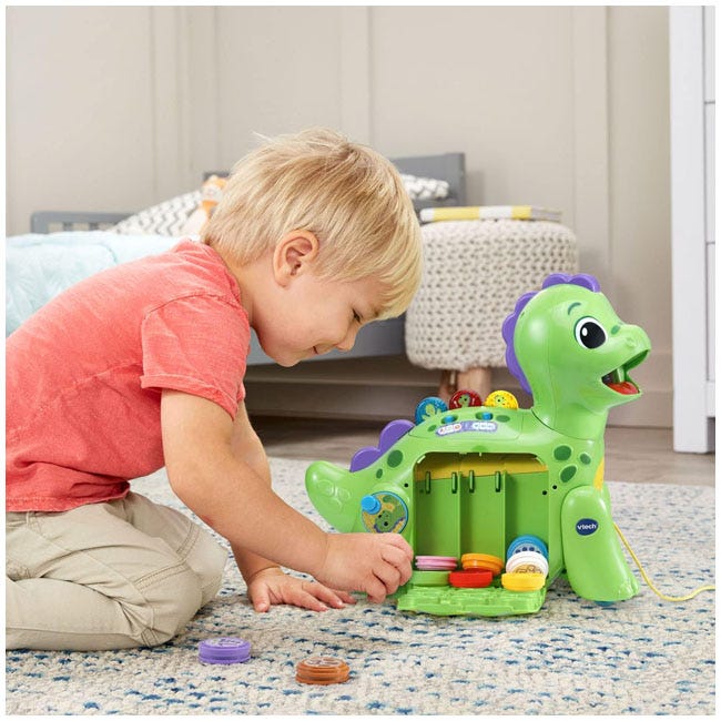 V-TECH CHOMP ALONG DINO