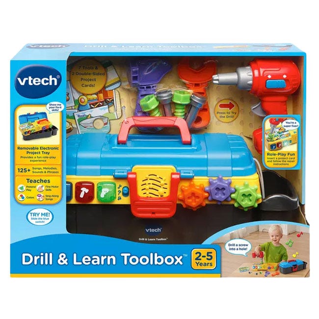 V-TECH DRILL AND LEARN TOOL BOX