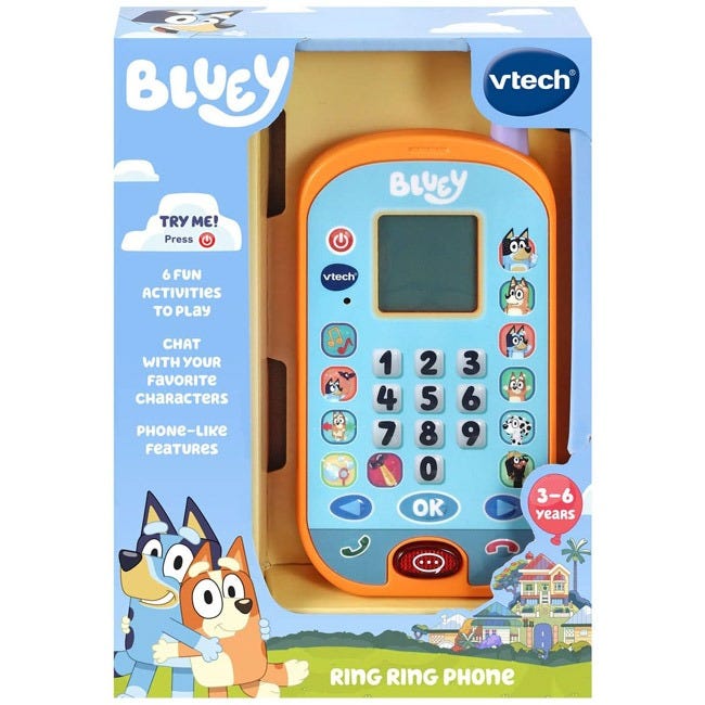 V-TECH BLUEY RING RING PHONE