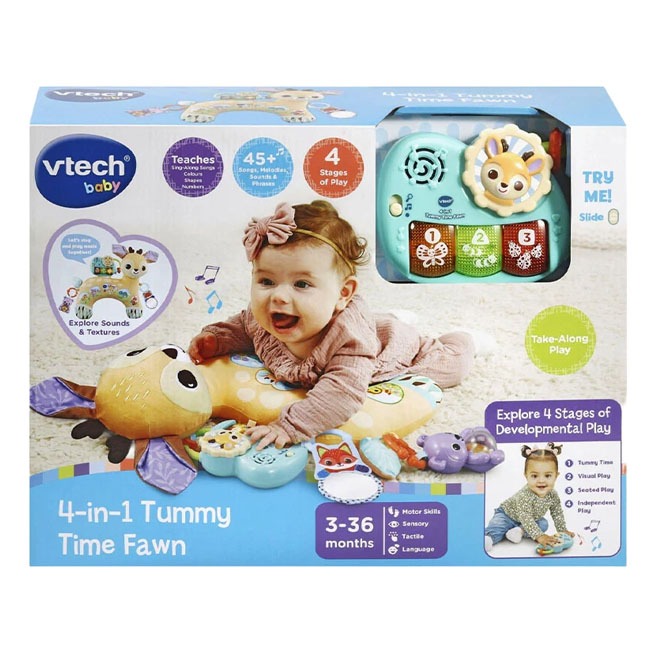 V-TECH 4-IN-1 TUMMY TIME FAWN
