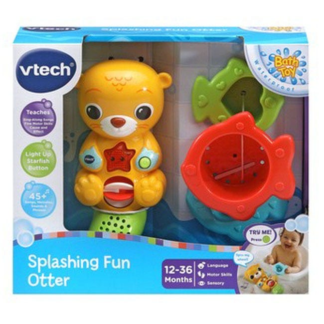 V-TECH SPLASHING FUN OTTER BATH TOY