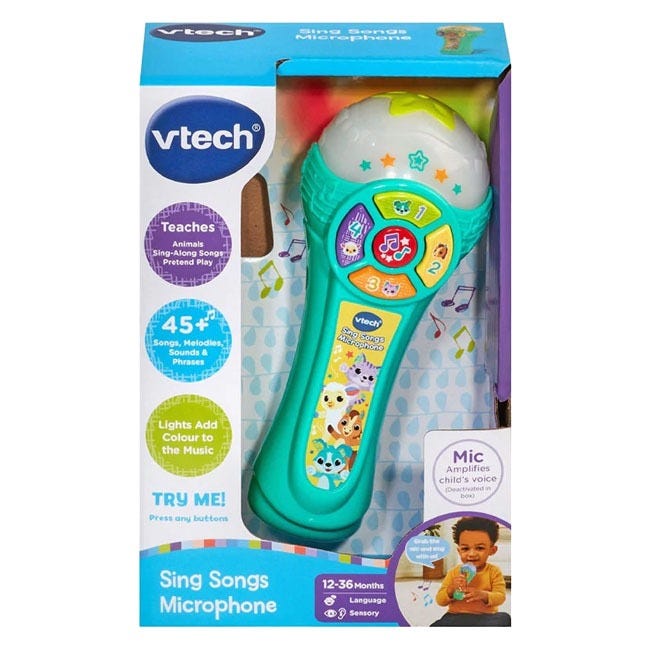 V-TECH SING SONGS MICROPHONE