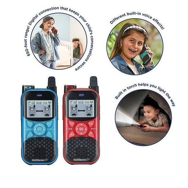 V-TECH KIDIGEAR WALKIE TALKIES EXPLORER