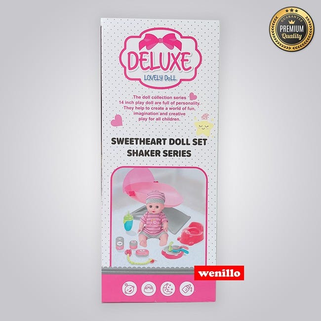 V DORA DOLL 14-INCH BABY DOLL PLAYSET WITH SOUNDS-WZB4109-4