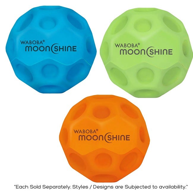 WABOBA LED BOUNCEBACK X MOONSHINE BALL ASSTD.