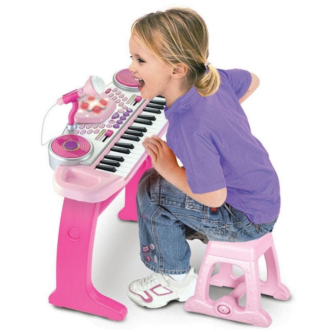 WINFUN KEYBOARD ROCK STAR SET-GIRL