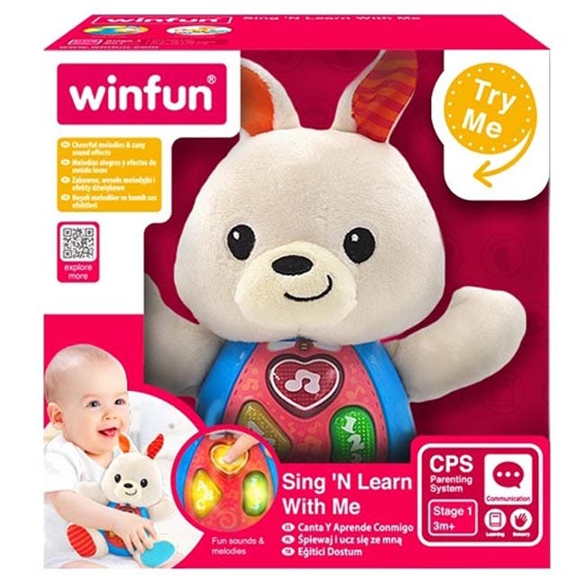 WINFUN BOUNCY BUNNY SING N LEARN WITH ME