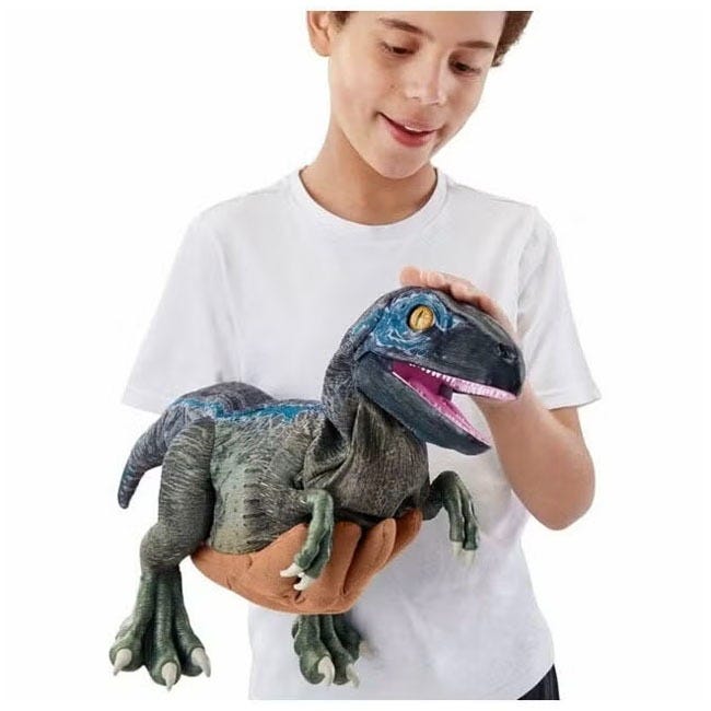 JURASSIC WORLD REAL FX BABY BLUE HYPER REALISTIC DINOSAUR