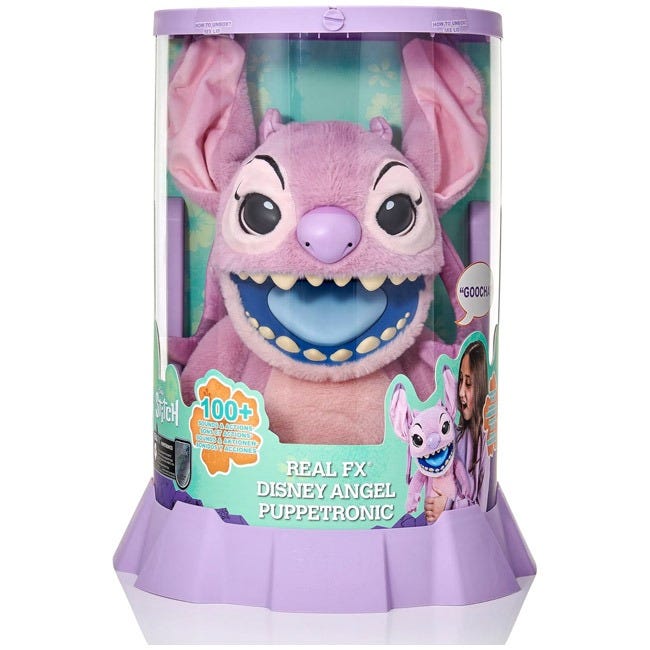 DISNEY STITCH 18-INCH REAL FX INTERACTIVE PUPPET - ANGEL