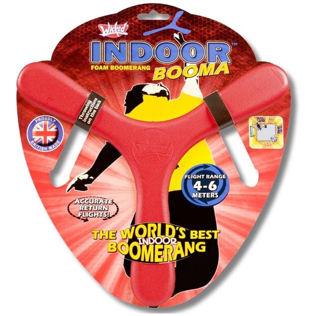 WICKED INDOOR BOOMA 4-6M BOOMERANG