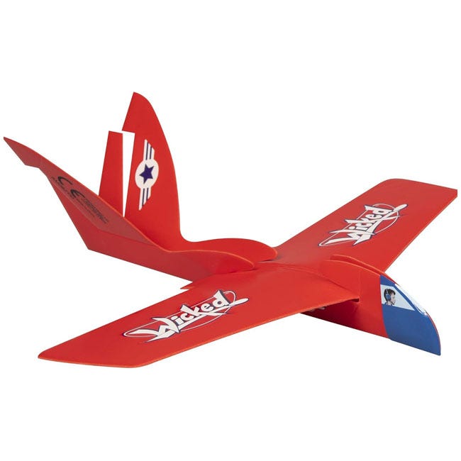 WICKED MICROJET 10FT RETURNING BOOMERANG PLANE