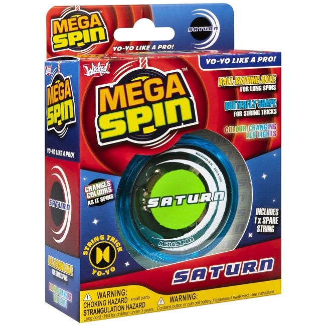 WICKED MEGA SPIN SATURN COLOR YOYO
