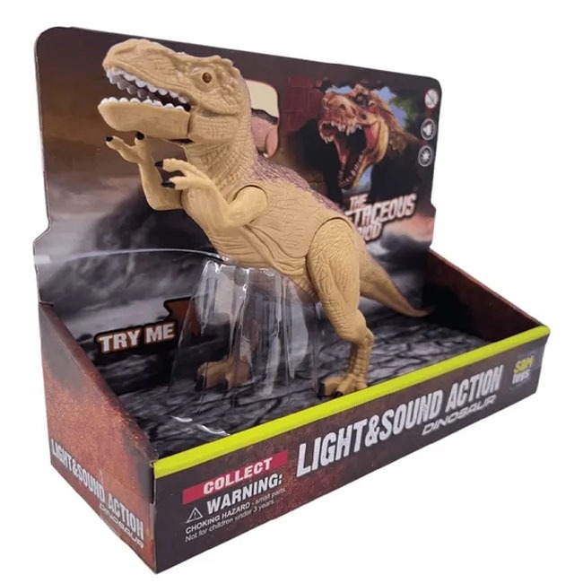 SAM TOYS PRESS N PLAY SIMULATION TYRANNOSAURUS REX