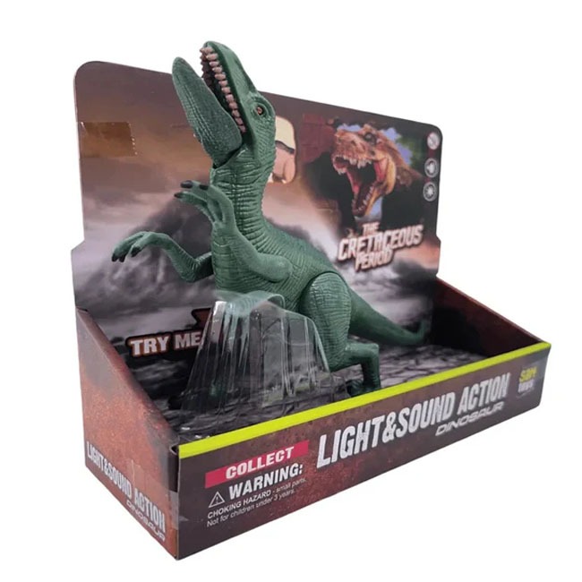 SAM TOYS PRESS N PLAY VELOCIRAPTOR
