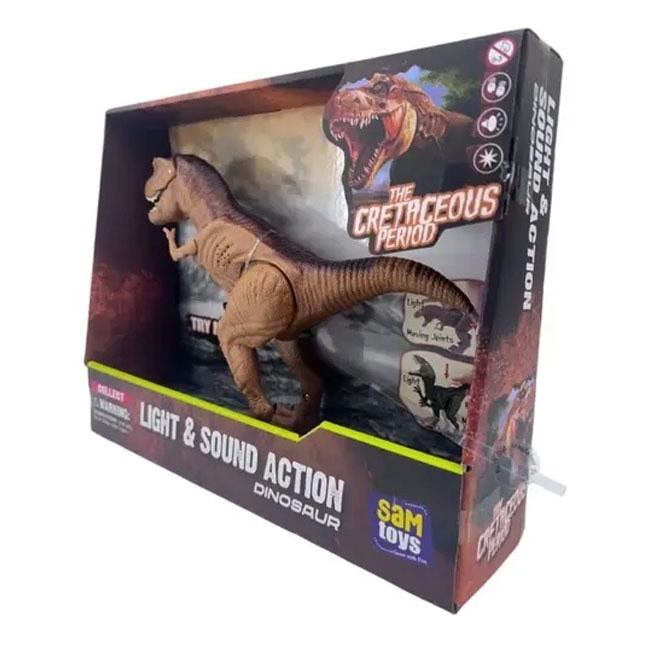 SAM TOYS PRESS N PLAY SIMULATION TYRANNOSAURUS REX