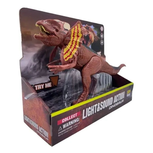 SAM TOYS PRESS N PLAY SIMULATION DILOPHOSAURUS