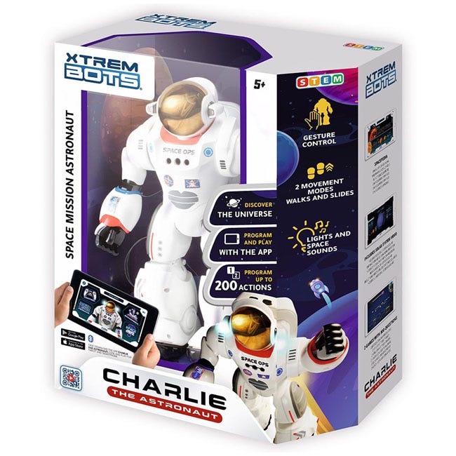 XTREM BOTS CHARLIE THE ASTRONAUT ROBOT