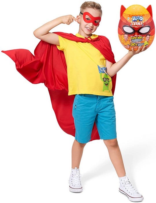ZURU VLAD AND NIKI RED SUPERHERO SURPRISE EGG