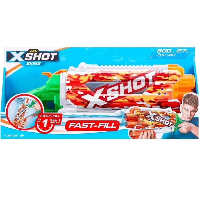 ZURU X-SHOT WATER SHOTGUN FAST FILL SKINS