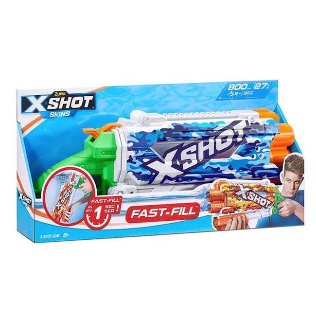 ZURU X-SHOT WATER SHOTGUN FAST FILL SKINS