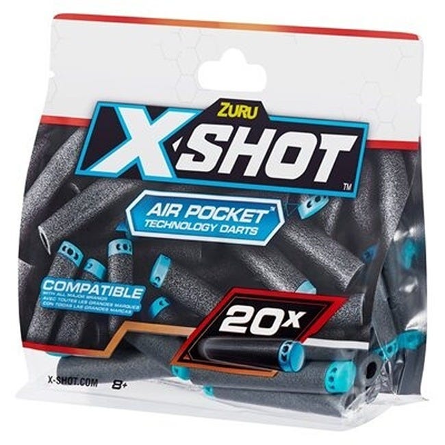 X-SHOT EXCEL REFILL DARTS 20-PCS