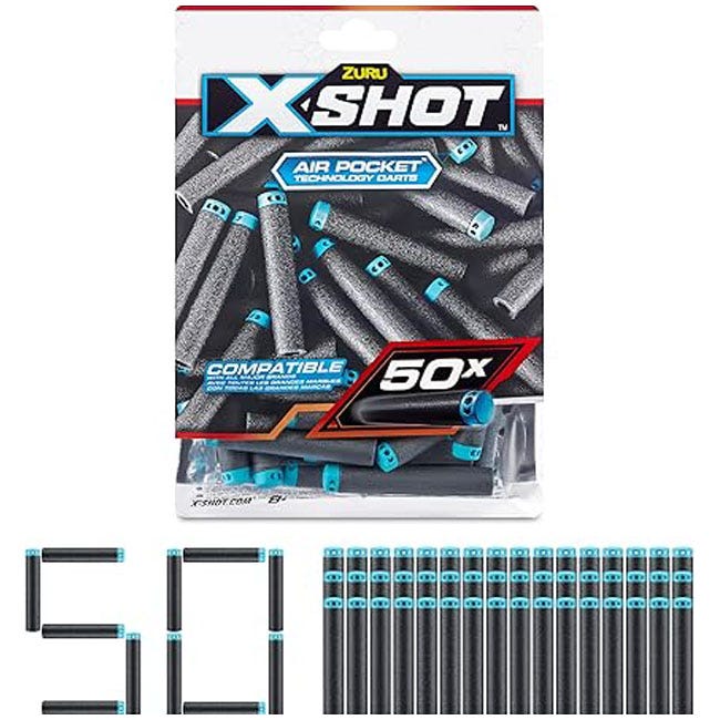 ZURU X-SHOT EXCEL BLASTER REFILL DARTS 50-PCS