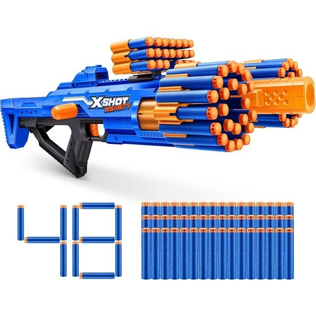 X-SHOT INSANITY BERZERKO 8-SHOT 2-PACK DART BLASTER