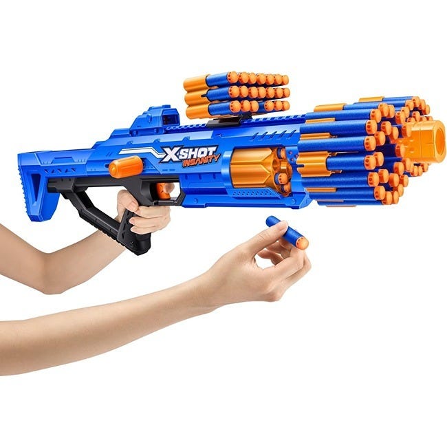 X-SHOT INSANITY BERZERKO 8-SHOT 2-PACK DART BLASTER