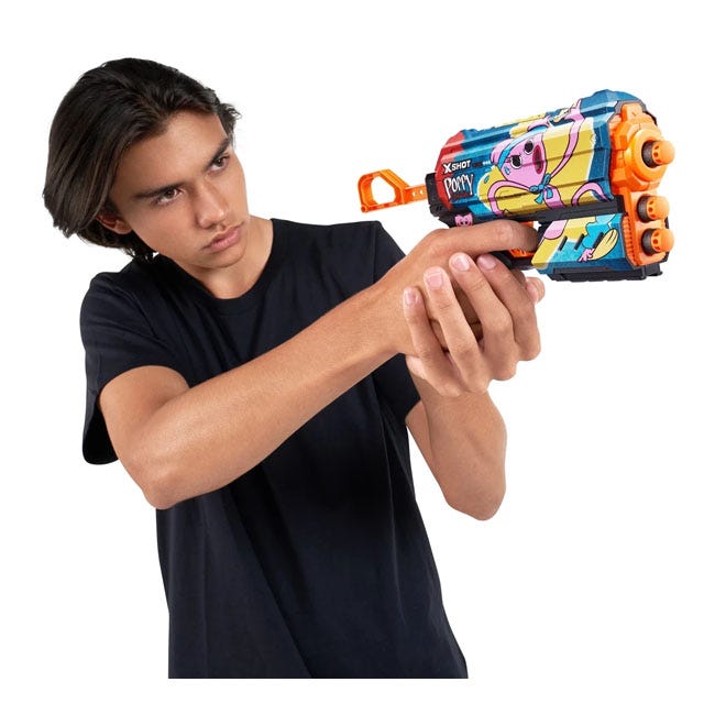 X-SHOT BLASTER POPPY PLAYTIME SKIN-8 DARTS