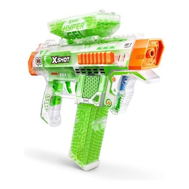 ZURU X-SHOT HYPER GEL GLOW IN THE DARK GEL BLASTER WITH 5000