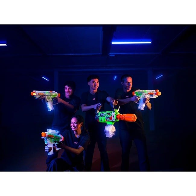 ZURU X-SHOT HYPER GEL GLOW IN THE DARK GEL BLASTER WITH 5000