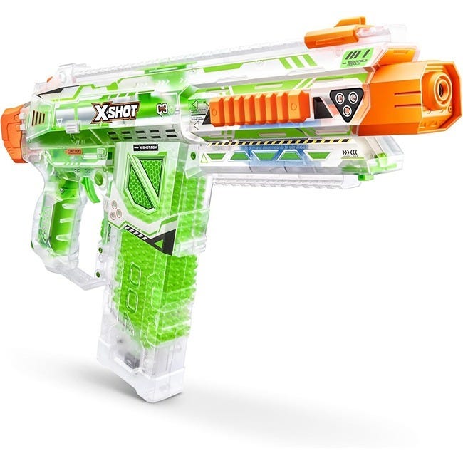 X-SHOT HYPER GEL GLOW IN THE DARK GEL BLASTER WITH 10000 GEL