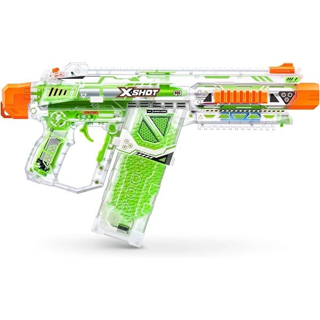 X-SHOT HYPER GEL GLOW IN THE DARK GEL BLASTER WITH 10000 GEL