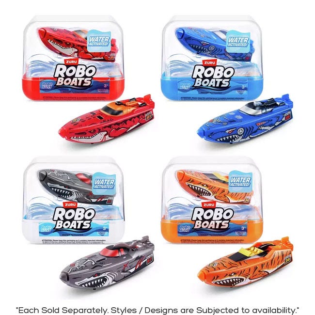 ZURU ROBO ALIVE SERIES 1 ROBO BOATS ASSORTED