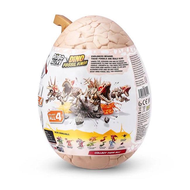 ZURU SMASHEZURU SMASHERS ROBO ALIVE DINO FOSSIL FIND