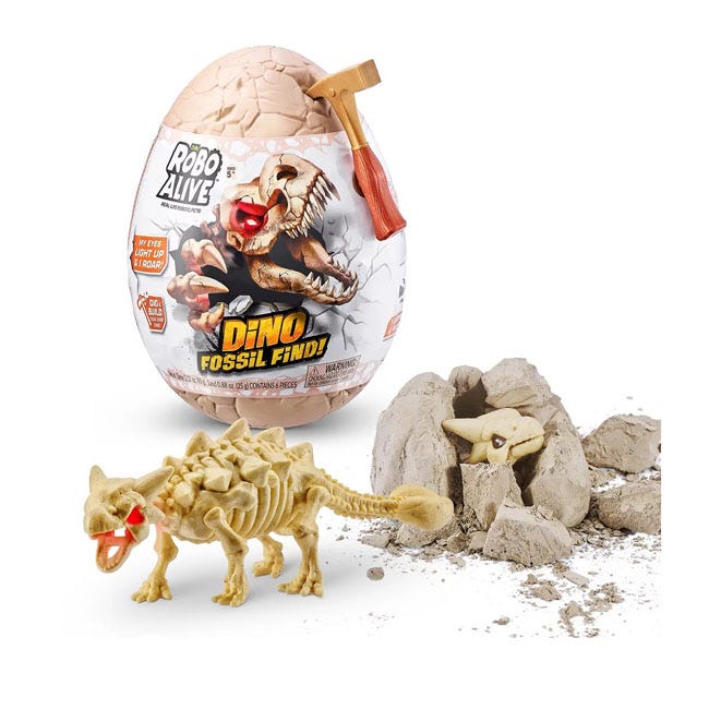 ZURU SMASHEZURU SMASHERS ROBO ALIVE DINO FOSSIL FIND