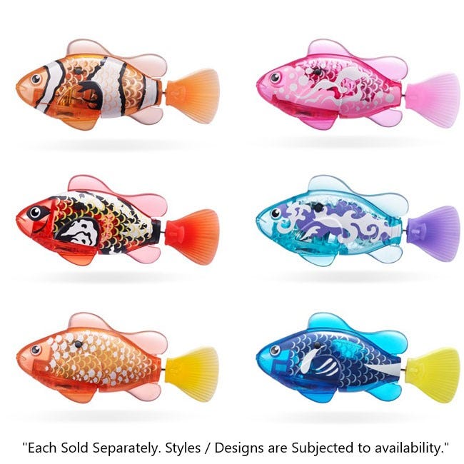ZURU ROBO ALIVE SERIES-3 ROBO FISH PEIXE WATER ACTIVATED