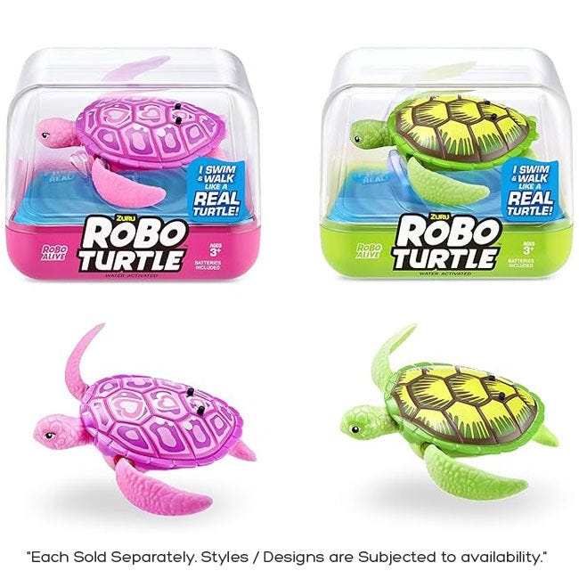 ZURU ROBO ALIVE SERIES-1 ROBO TURTLE ROBOTIC SWIMMING