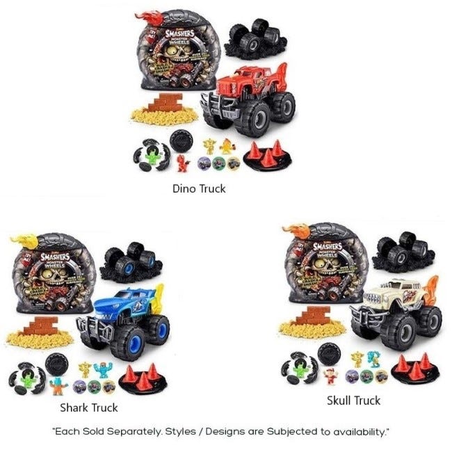 ZURU SMASHERS MONSTER TRUCK SURPRISE SET