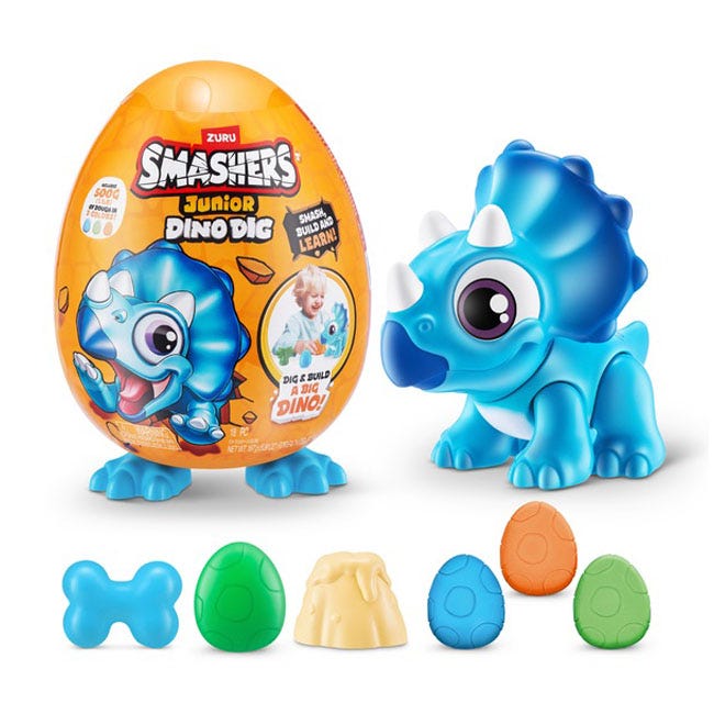 ZURU SMASHERS DINO DIG SERIES 1 SMALL EGG